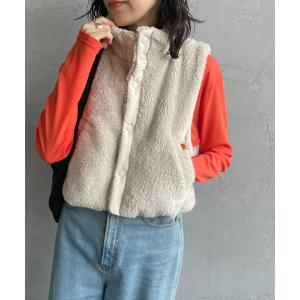 ベスト ジレ 「UNIVERSAL OVERALL/ユニバーサルオーバーオール」 別注 ショート丈ボアベスト レディース