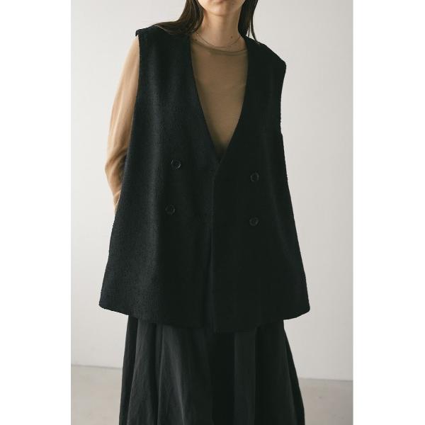 ベスト ジレ ネップフレアベスト レディース