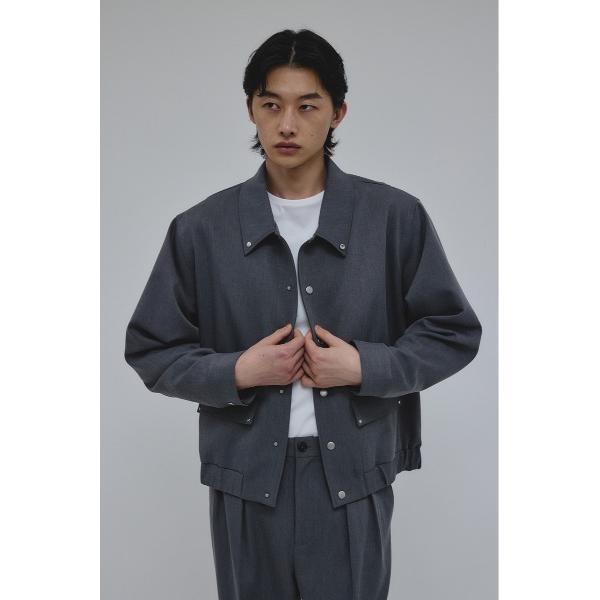 コート ジャケット シャーリングヘムジャケット メンズ