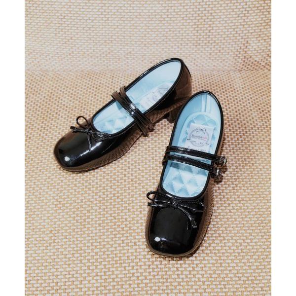 バレエシューズ パンプス SQUARE TOE TWO STRAP MARYJANE(4CM)