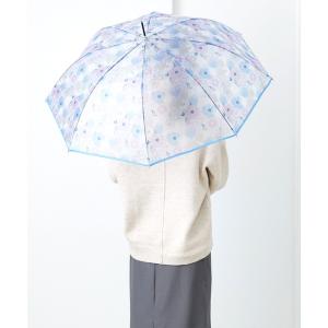 傘 MOOMIN ムーミン ジャンプ傘 雨傘 花とリトルミイ総柄 ミイ リトルミイ フラワー レディース