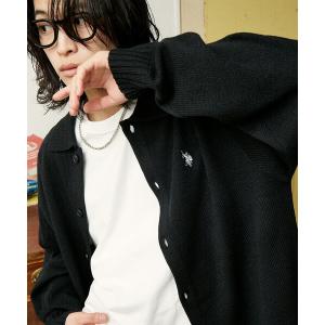 カーディガン U.S. POLO ASSN./ユーエスポロアッスン 別注 POLO KNIT CARDIGAN/ポロニットカーディガン(限定展開) メ
