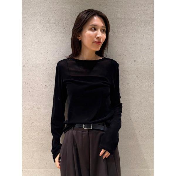 tシャツ フロッキーチュール2WAYトップス レディース