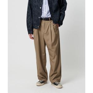 マルチサイズ スラックス 「マルチサイズ」ルーズ タック テーパード パンツ メンズ