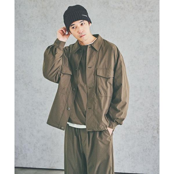 「ストレッチ・イージーケア・吸水速乾・マシンウォッシャブル」SOLOTEXシャツジャケット メンズ