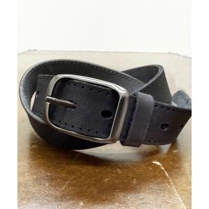 ベルト ヴィンテージ加工本革レザーベルト/ピンバックル ベーシックデザイン 男女兼用 メンズ レディース