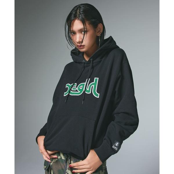 パーカー MILLS LOGO LAYERED PATCH SWEAT HOODIE レディース メ...