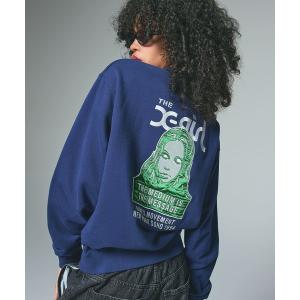 トレーナー スウェット FACE PATCH AND LOGO CREWNECK SWEAT TOP レディース メンズ