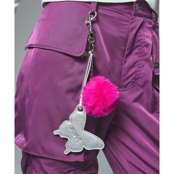 キーホルダー MIRROR AND LOGO KEY CHARM