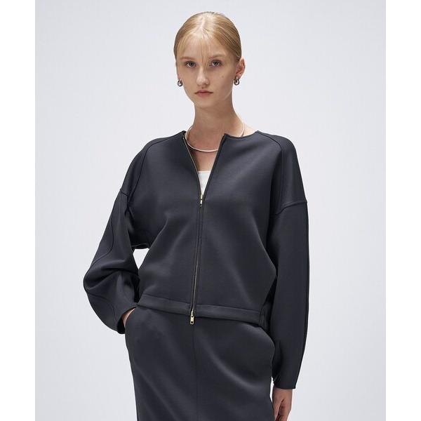 ブルゾン アウター 「セットアップ／マシンウォッシュ」ダブルジップダンボールブルゾン レディース