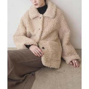 ECOPELカーリーファーコート レディース