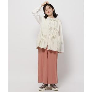 「niko and...」 イージーパンツ LARGE ピンク レディース