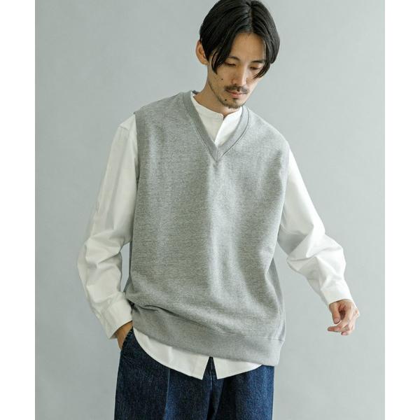 「URBAN RESEARCH」 ノースリーブトップス MEDIUM グレー メンズ