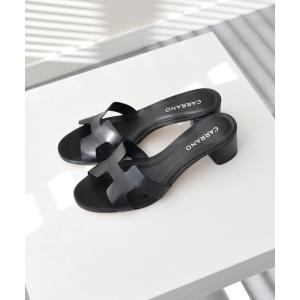 「CARRANO」 ミュール 39 ブラック レディース