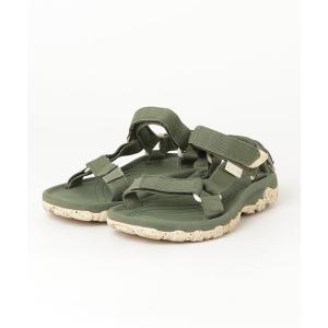 「Teva」 フラットサンダル 22cm グリーン レディース