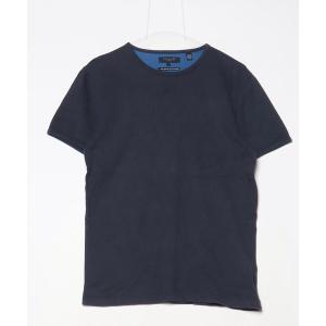 「Ted Baker」 ワンポイント半袖Tシャツ 1 ネイビー メンズ