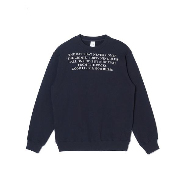 トレーナー スウェット TYPO GRAPHIC CREW NECK SWEAT メンズ
