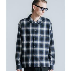 シャツ OMBRE CHECK SHIRT メンズ