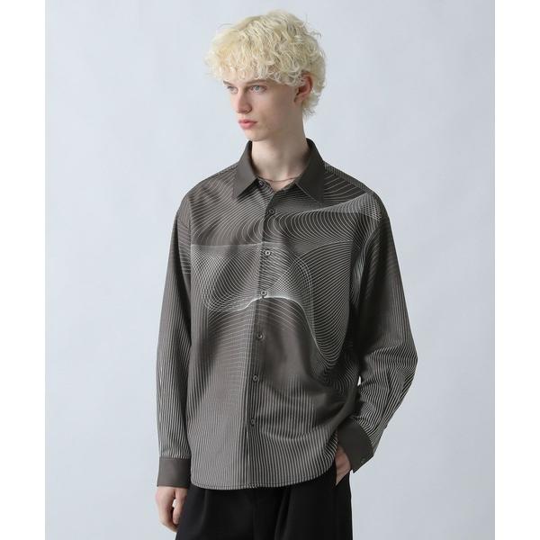 シャツ ウェーブライン3Dシャツ(HARE) メンズ