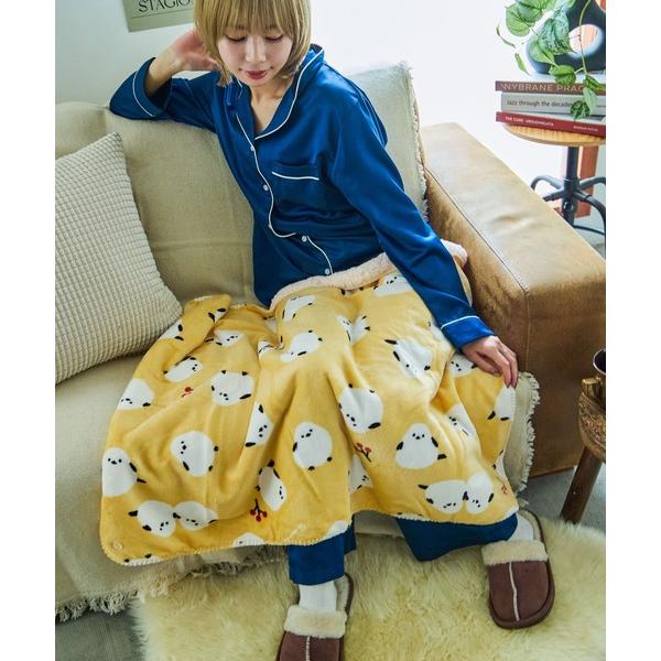 ブランケット スワンネル3wayアニマルブランケット 70×100cm