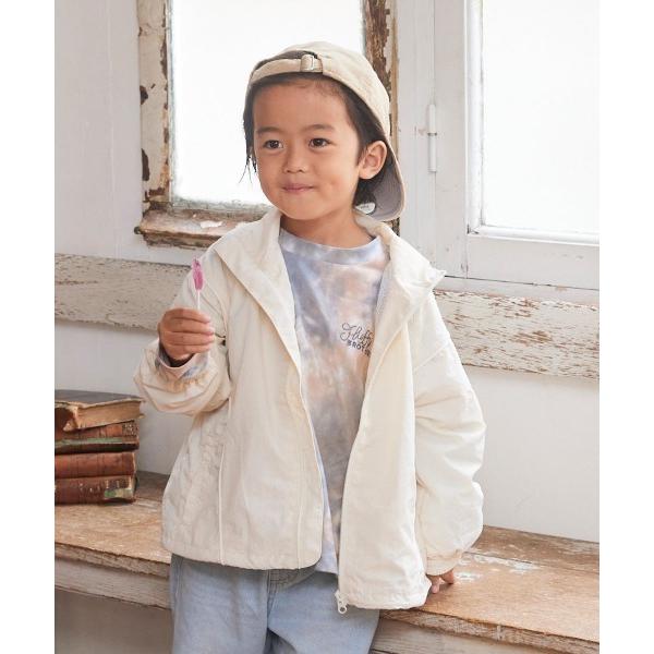 コート アウター 裏メッシュポケッタブルウィンドブレーカー キッズ 子供服 男の子 女の子