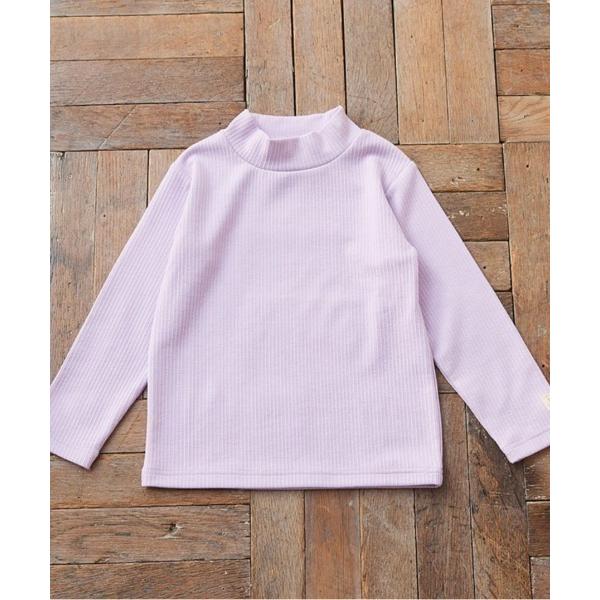 tシャツ もちもちハイネックリブロンT キッズ 子供服 男の子 女の子