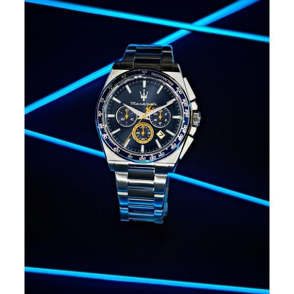 腕時計 「Maserati/マセラティ」ベロチタ - 43MM クロノ ブルー ダイヤル シルバー ...