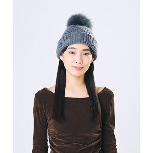 ニット帽 ニットキャップ EX PLATINA FOX 7 レディース
