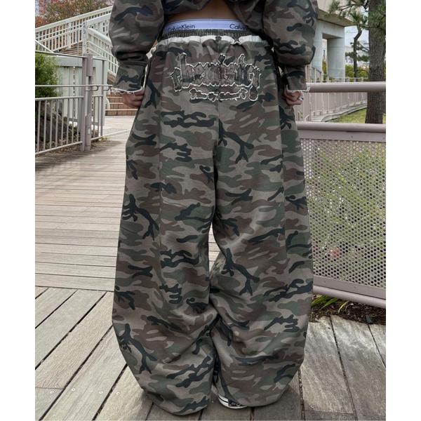 スウェットパンツ ジャージ アソート柄スウェットパンツ「SETUP着用可能」 レディース メンズ