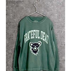 tシャツ 「GRATEFUL DEAD/グレイトフルデッド」ピグメント加工　オーバーサイズ　ロンT キッズ 子供服 男の子 女の子