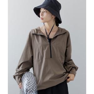 uvカット ラッシュガード Ｍｏｒｅｄｄｅ　ＵＶカット＆撥水加工のアノラックラッシュガード レディース