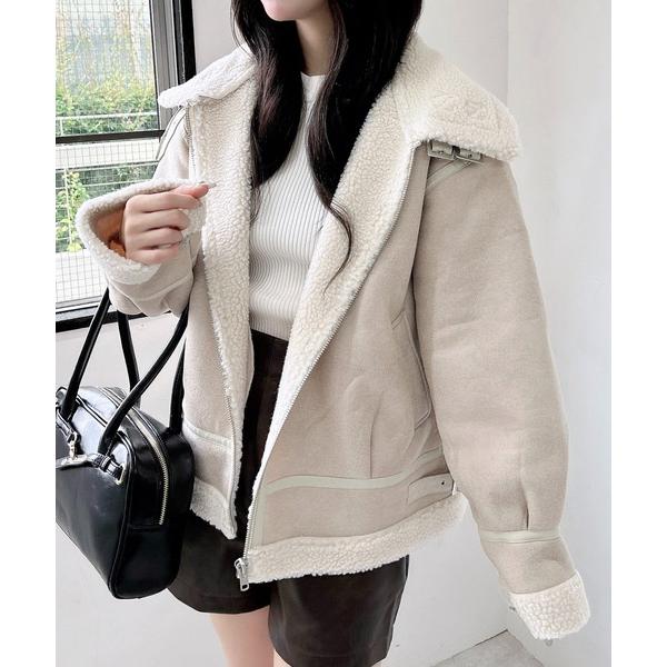 ブルゾン アウター ボアムートンB-3 レディース