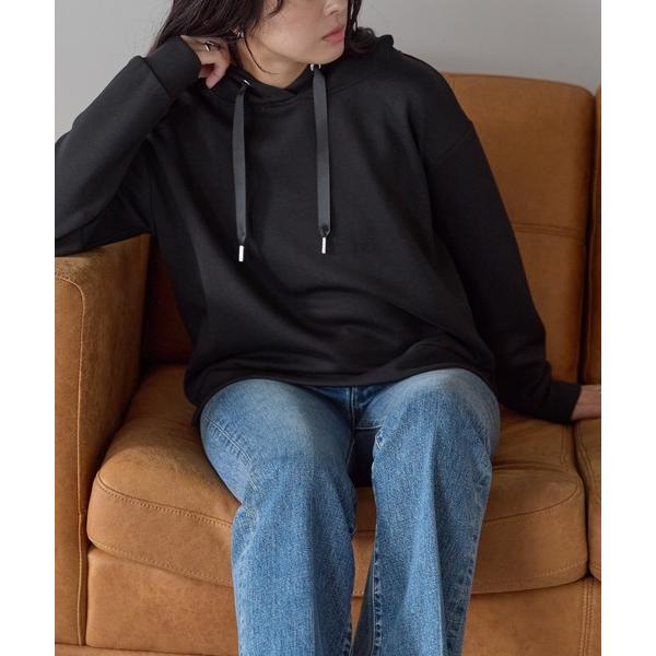 パーカー ダンボール脇スリットパーカー レディース