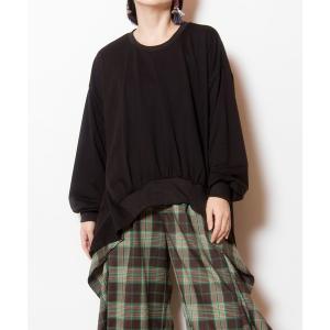 tシャツ ギャザープルオーバー レディース