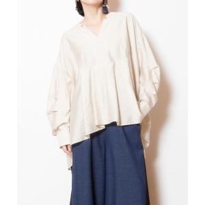 ブラウス シャツ タックブラウス レディース