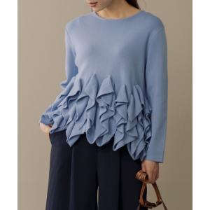 ニット セーター 「SONO/ソーノ」フリルフルニットプルオーバー レディース