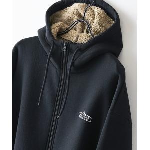 パーカー 「RAGGED MOUNTAIN/ラギットマウンテン」PELHAM/ぺラム 裏ボア フルジップ パーカー メンズ レディース