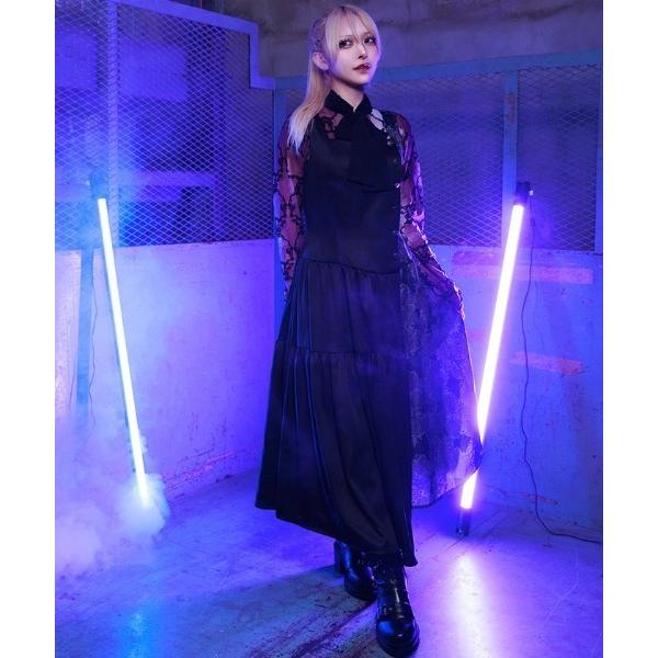 ワンピース レオパードツギハギワンピース