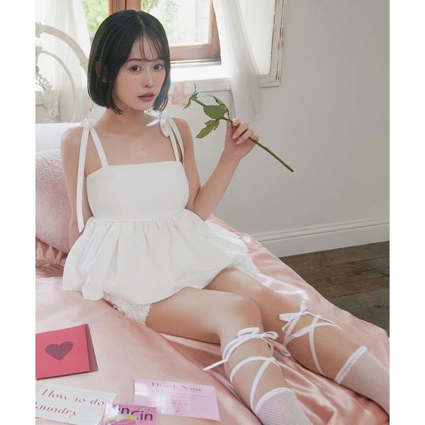 キャミソール 「MINAMOコラボ」 Cotty tops with cups