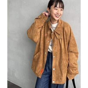 コート アウター 「UNIVERSAL OVERALL/ユニバーサルオーバーオール」 別注 オーバーサイズ レザージャケット レディース