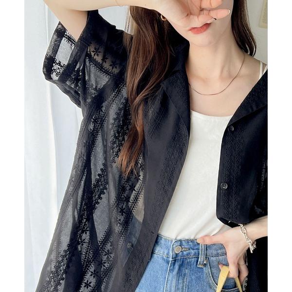 「Java」 半袖シャツ LARGE ブラック レディース