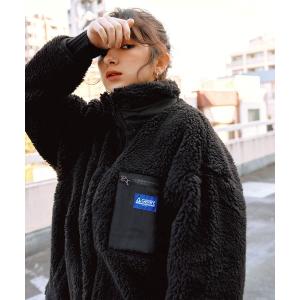 ブルゾン アウター GERRY / ジェリー 別注 シープボアフリース オーバーサイズ スタンドブルゾン レディース メンズ