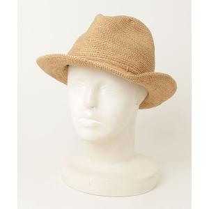 「Helen Kaminski」 リボンストローハット - ベージュ レディース