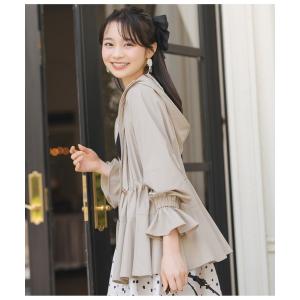 ブルゾン アウター UVカットペプラムブルゾン レディース