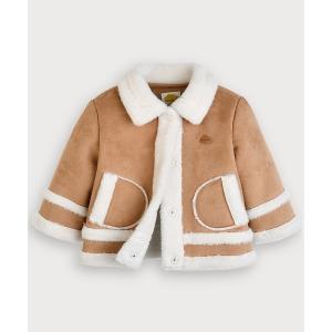 ムートンコート ボアコート ニコルフェイクムートンジャケット キッズ 子供服 男の子 女の子