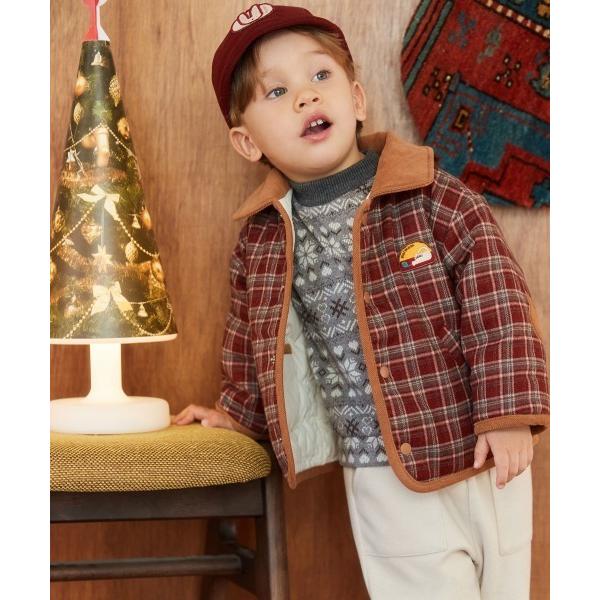 コート アウター リバーシブルキャット軽量パデットジャケット キッズ 子供服 男の子 女の子