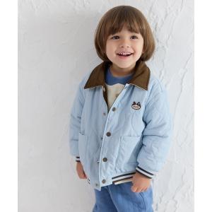 コート アウター リバーシブルキャットナイロン軽量パデットジャケット キッズ 子供服 男の子 女の子