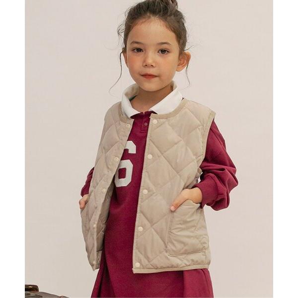 ダウンベスト アウター 「洗える」インナーキルトベスト_ジュニア対応 キッズ 子供服 男の子 女の子