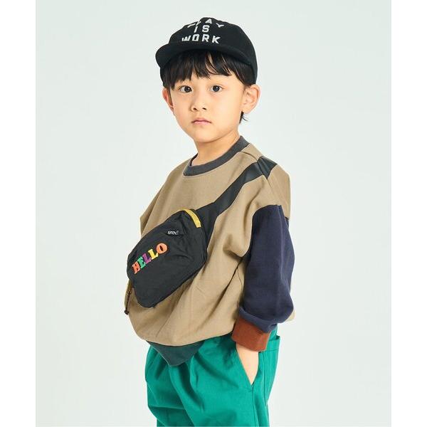 トレーナー 「ジュニア対応」ボディバッグドッキングトレーナー キッズ 子供服 男の子 女の子