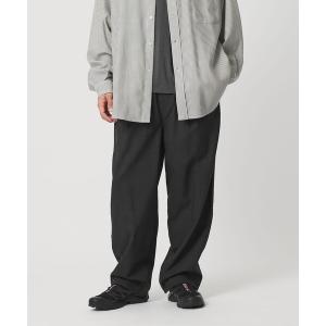 LOEFF（ロエフ） パンツ 「LOEFF」コットン サテン バギーパンツ MEN'S